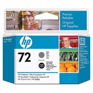 HP Printhead 72 Grey + Photo Black