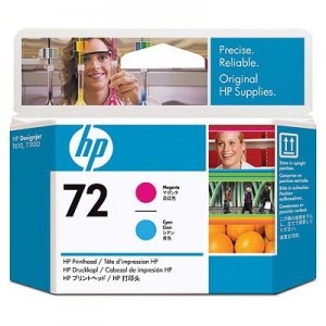 HP Printhead 72 Magenta + Cyan