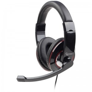 Casti Gembird On-Ear, MHS-001 black