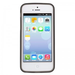 USAMS Protectie pentru spate Jelly Series pentru iPhone 5C Black
