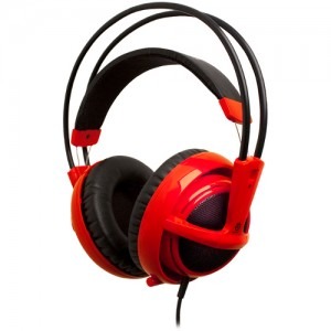 SteelSeries Siberia v2 full-size Headset red