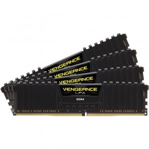 Corsair Vengeance LPX Black 16GB DDR4 2133MHz CL13 Quad Channel Kit