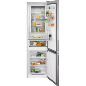 Electrolux LNT7ME36X3, 366 L, No Frost, CustomFlex, Multi Flow, Iluminare LED, Clasa E, 201 cm, Inox