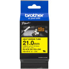 Consumabil Brother Banda termocontractabila HSe-651E 21 mm Black on Yellow