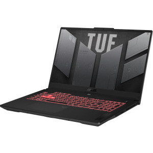 ASUS Gaming 17.3'' TUF A17 FA707NU, FHD 144Hz, Procesor AMD Ryzen™ 5 7535HS (16M Cache, up to 4.55 GHz), 16GB DDR5, 512GB SSD, GeForce RTX 4050 6GB, No OS, Mecha Gray