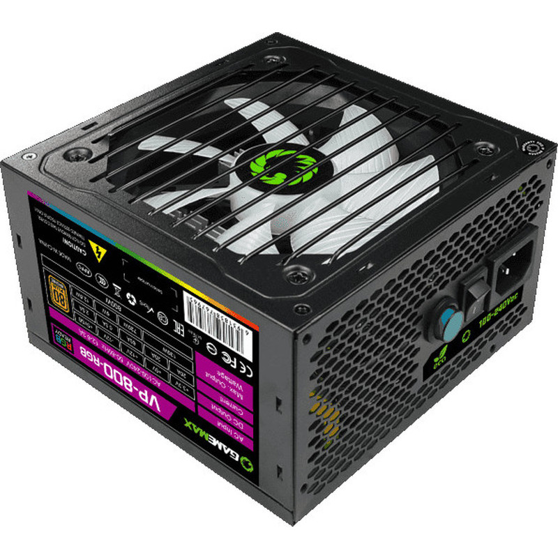 Sursa Gamemax VP-800-RGB, 80+ Bronze, 800W - PC Garage