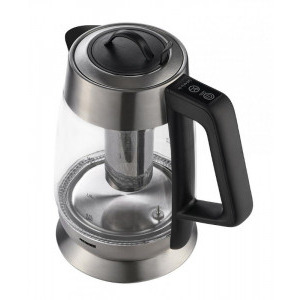 Heinner 1.8L, Inox, HEK-TF18GX cu filtru de ceai