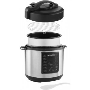 Crock-Pot Multicooker, Express CSC051X, 1000W, 5.6L, Argintiu