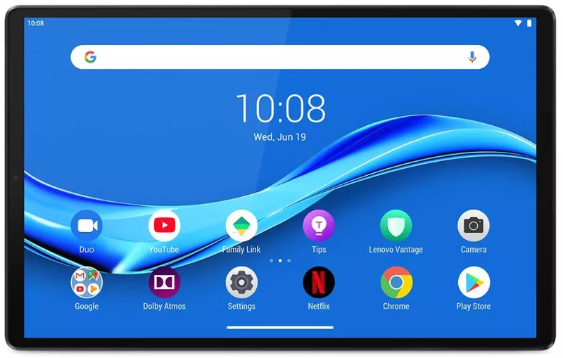 Tableta Lenovo Tab M10 Plus (2nd Gen) TB-X606X, 10.3 inch Multi-touch, Helio P22T 2.0 GHz Octa Core, 4GB RAM, 128 GB flash, Wi-Fi, Bluetooth, GPS, 4G, Android Pie, Iron Grey