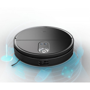360 Sweeping S10 Black, Mop, Senzori Lidar + Algoritm SLAM, Li-Ion 5000mAh, 3300Pa, 0.5L, Negru