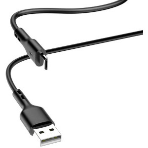 Lamtech USB Male la microUSB Male, 2.1A 2 m, Black