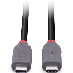 LINDY Anthra, USB4 Tip C Male - USB4 Tip C Male, 2m, negru-gri