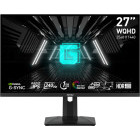Monitor LED MSI Gaming G274QPX 27 inch QHD IPS 1 ms 240 Hz USB-C HDR G-Sync Compatible