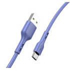 Cablu de date / adaptor Lamtech USB Male la USB-C Male, 2.1A 1 m, Blue
