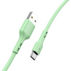 Cablu de date / adaptor Lamtech USB Male la USB-C Male, 2.1A 1 m, Green