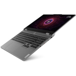 Lenovo Gaming 15.6'' LOQ 15AHP9, FHD IPS 144Hz G-Sync, Procesor AMD Ryzen™ 5 8645HS (16M Cache, up to 5.0 GHz), 16GB DDR5, 512GB SSD, GeForce RTX 4050 6GB, No OS, Luna Grey