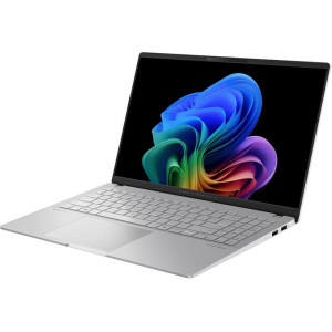 ASUS 15.6'' Vivobook S 15 OLED S5507QA, 3K 120Hz, Procesor Qualcomm Snapdragon X Elite X1E-78-100, 32GB LPDDR5X, 1TB SSD, Qualcomm Adreno, Win 11 Pro, Cool Silver