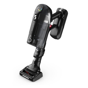 Rowenta vertical X-Force Flex 14.60 RH9958WA, 480W, Smart Control Display, Functie Boost, tehnologie Digital Force, tehnologie Flex, cap de aspirare Power Led Vision , Mod Auto, 0.9L, Negru/ gri, Negru - Gri