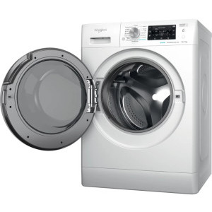 Whirlpool FFWDD1076258SVEE, Spalare 10 kg, Uscare 7 kg, 1600 RPM, Clasa B, 6th Sense, FreshCare+, Inverter, Display, Alb