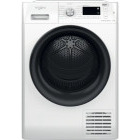 Uscator de rufe Whirlpool FFTM119X2BYEE, Pompa de caldura, 9 kg, Clasa E, Inverter, FreshCare+, 6th Sense, Alb
