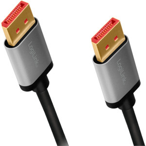 Logilink DisplayPort Male - DisplayPort Male, v1.4, 2m, negru-gri