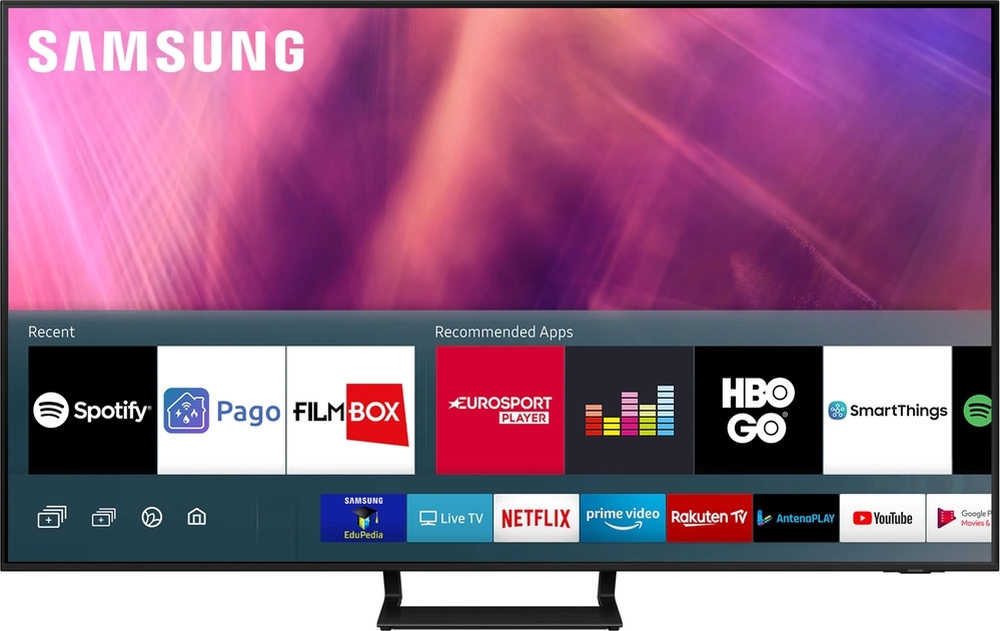 Televizor LED Samsung Smart TV UE50AU9072U Seria AU9072 125cm negru 4K UHD HDR