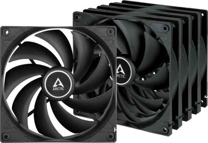 Ventilator / radiator ARCTIC AC F14 Black Value 5-Pack