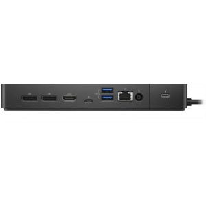 DELL Docking WD19TBS, Thunderbolt, putere incarcare 180W, suport conectare pana la 3 monitoare, Gigabit LAN, USB-C