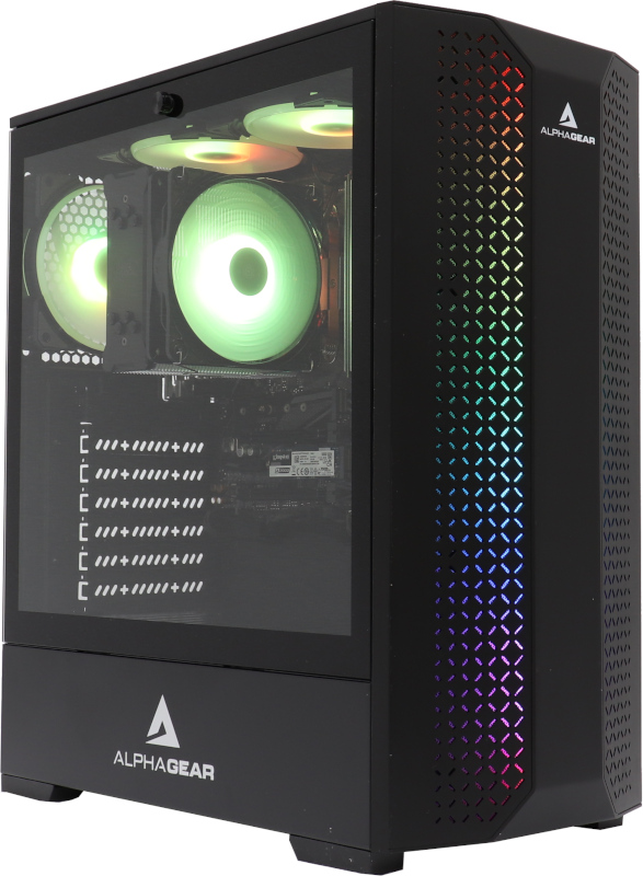PC FirstGear Gaming [AlphaGear] Cannon, AMD Ryzen 7 5700G 3.9GHz, 16GB DDR4, 500GB SSD, AMD Radeon R7, Iluminare RGB