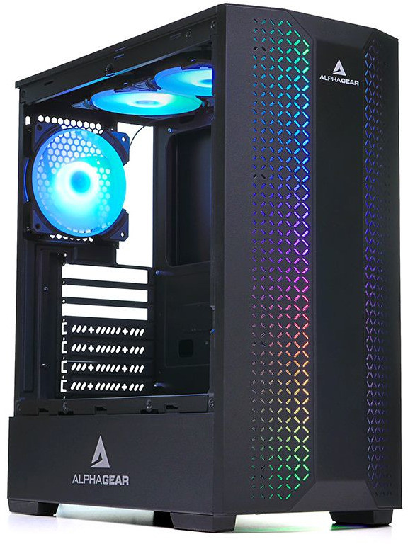 PC Gaming [AlphaGear] Quinjet, Intel i5 10600KF 4.1GHz, 16GB DDR4, 500GB SSD, RX 6600 XT 8GB GDDR6, Iluminare RGB PC Garage imagine noua idaho.ro