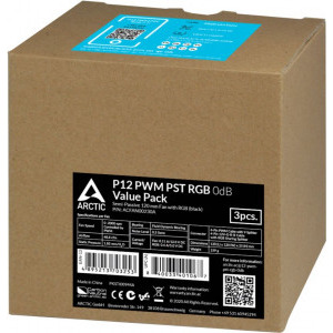 ARCTIC AC P12 PWM PST RGB 0dB ​Three Fan Pack