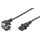 Cablu componente Inter-Tech Schuko Male - IEC 320 C13 Female, 1.5m, negru