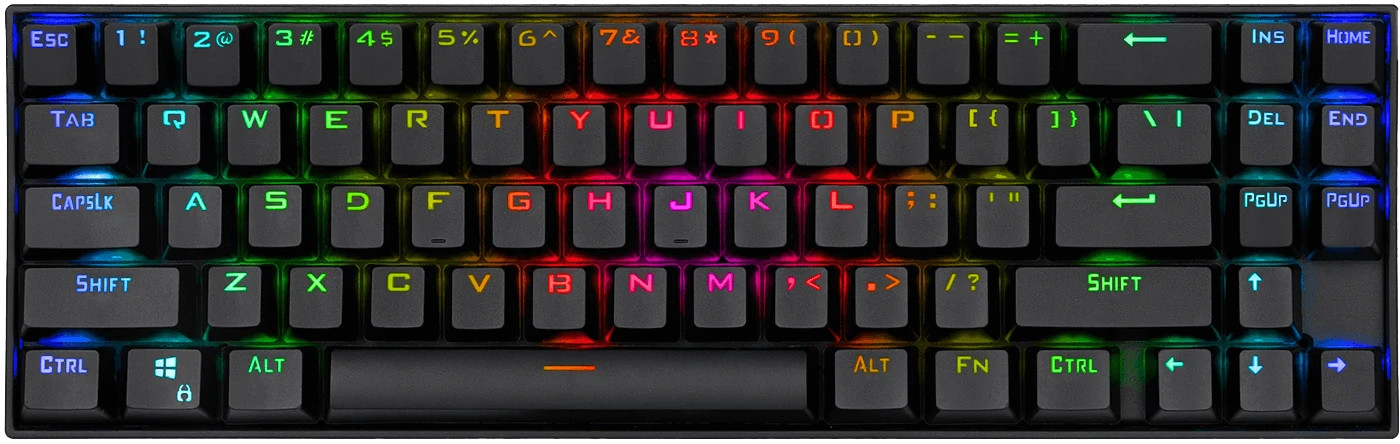 Tastatura Gaming Redragon Deimos RGB Mecanica Red Switch Wireless