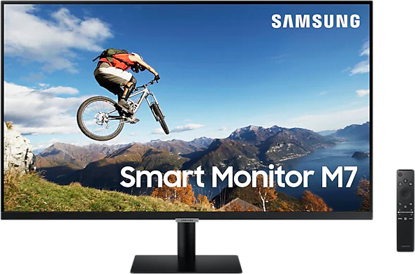 Monitor LED Samsung LS32AM700URXEN Smart 32 inch 8 ms Negru HDR 60 Hz