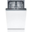 Masina de spalat vase incorporabila Bosch SPV2HKX42E, Slim, 10 seturi, 5 programe, Clasa E, ExtraDry, 45 cm