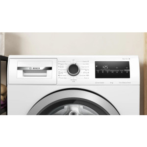 Bosch WAN24266BY, 8 kg, 1200 RPM, Clasa A, EcoSilence Drive, Iron Assist, SpeedPerfect, Alb