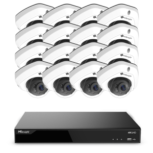 Kit Supraveghere MILESIGHT TECHNOLOGY MS-N5016-PE + 16 Camere MS-C2973-PD