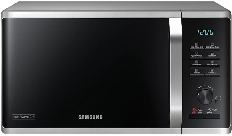 Cuptor cu microunde Samsung MG23K3575AS/EO, 23 L, 800 W, Grill, Argintiu