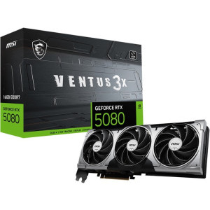 MSI GeForce RTX 5080 VENTUS 3X 16GB GDDR7 256-bit DLSS 4.0
