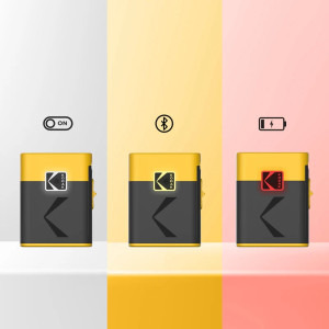 Kodak Label Era M50 Yellow, Termica, Monocrom, 14 x 50 mm, Bluetooth