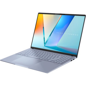 ASUS 16'' Vivobook S 16 OLED S5606CA, 3K 120Hz, Procesor Intel® Core™ Ultra 7 255H (24M Cache, up to 5.10 GHz), 16GB LPDDR5X, 1TB SSD, Intel Arc 140T, Win 11 Pro, Mist Blue