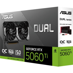 Placa video ASUS GeForce RTX 5060 Ti Dual OC 16GB GDDR7 128-bit