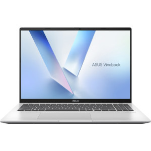 ASUS 16'' Vivobook 16 X1607QA, WUXGA, Procesor Qualcomm Snapdragon X X1-26-100, 16GB LPDDR5X, 1TB SSD, Qualcomm Adreno, Win 11 Home, Cool Silver