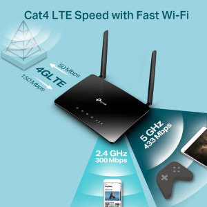TP-LINK AC750 Archer MR202 Dual-Band 4G LTE Router