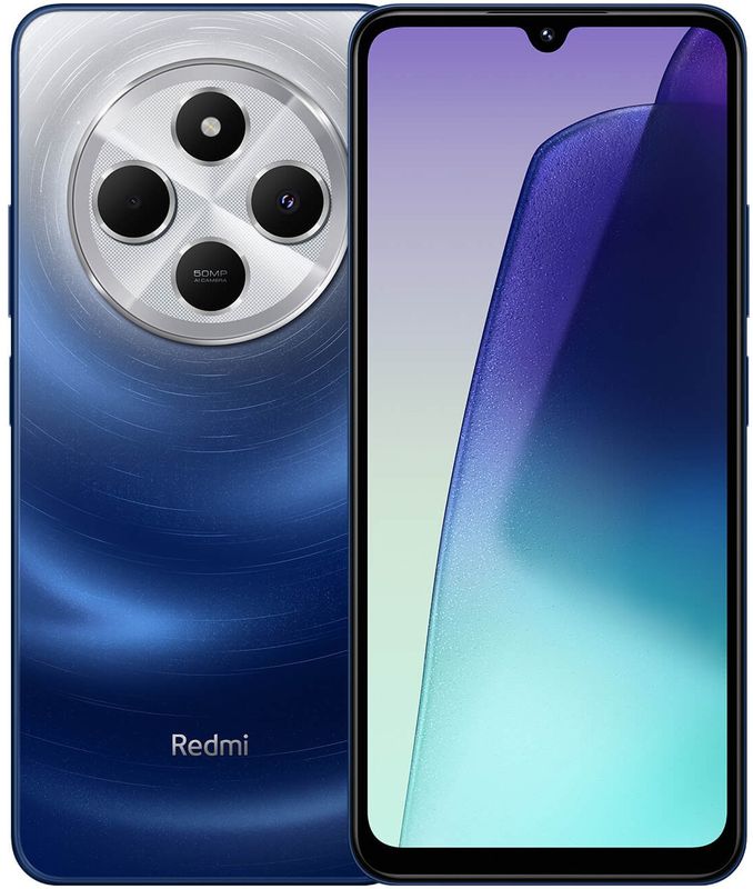 Smartphone Xiaomi Redmi 14C, 256GB, 8GB RAM, Dual SIM, 4G, Tri-Camera, Blue