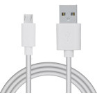 Cablu de date / adaptor Spacer USB-A Male la microUSB Male, 1.8 m, White
