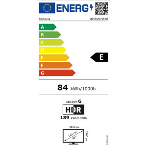 Samsung Smart TV Neo QLED QE65QN70F Seria QN70F 163cm negru 4K UHD HDR