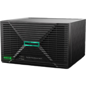 HP ProLiant MicroServer Gen11, Procesor Intel® Pentium® Gold G7400 3.7GHz Alder Lake, 16GB UDIMM RAM, 1x 1TB 7.2K SATA HDD, Intel VROC, 4x LFF