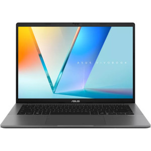 ASUS 14'' Vivobook S14 M3407GA, WUXGA OLED, Procesor AMD Ryzen™ AI 7 445 (8M Cache, up to 4.6 GHz), 16GB DDR5, 1TB SSD, AMD Radeon 840M, No OS, Matte Gray