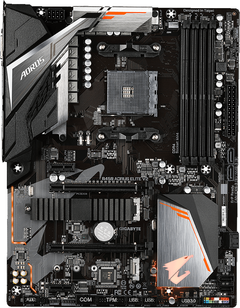 Placa de baza GIGABYTE B450 AORUS ELITE V2